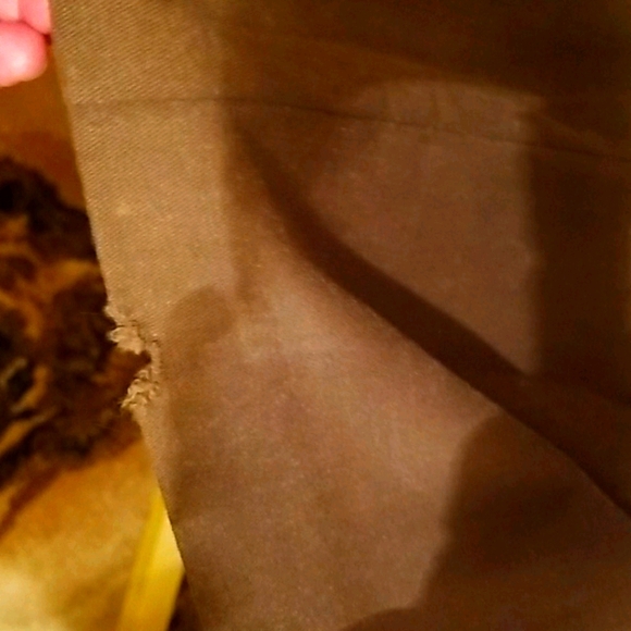 Olive green dress. - Picture 2 of 5